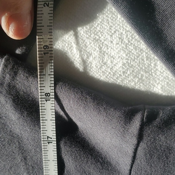 Athleta Neck Long Sleeve Black Midi Sz. M Dress - Picture 9 of 9